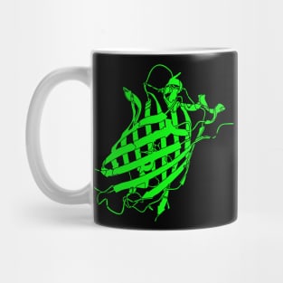 GFP - green fluorescent protein Mug